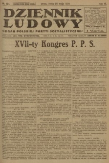 Dziennik Ludowy : organ Polskiej Partyi Socyalistycznej. 1920, nr 124