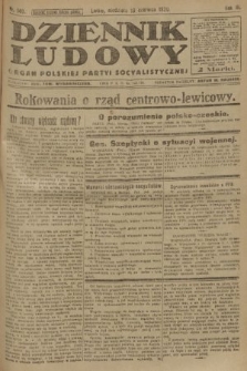 Dziennik Ludowy : organ Polskiej Partyi Socyalistycznej. 1920, nr 140