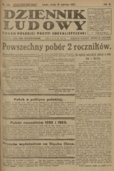 Dziennik Ludowy : organ Polskiej Partyi Socyalistycznej. 1920, nr 142