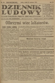 Dziennik Ludowy : organ Polskiej Partyi Socyalistycznej. 1920, nr 144