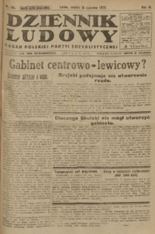 Dziennik Ludowy : organ Polskiej Partyi Socyalistycznej. 1920, nr 145