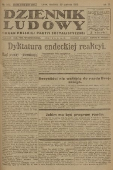 Dziennik Ludowy : organ Polskiej Partyi Socyalistycznej. 1920, nr 146