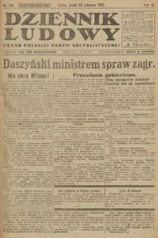 Dziennik Ludowy : organ Polskiej Partyi Socyalistycznej. 1920, nr 148