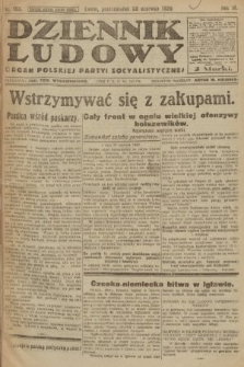 Dziennik Ludowy : organ Polskiej Partyi Socyalistycznej. 1920, nr 153