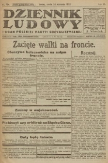 Dziennik Ludowy : organ Polskiej Partyi Socyalistycznej. 1920, nr 154