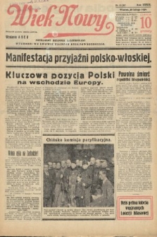 Wiek Nowy : popularny dziennik ilustrowany. 1939, nr 11347