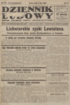 Dziennik Ludowy : organ Polskiej Partji Socjalistycznej. 1924, nr 148