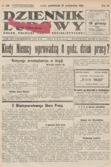 Dziennik Ludowy : organ Polskiej Partji Socjalistycznej. 1924, nr 234