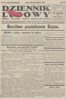 Dziennik Ludowy : organ Polskiej Partji Socjalistycznej. 1924, nr 290