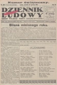 Dziennik Ludowy : organ Polskiej Partji Socjalistycznej. 1924, nr 294