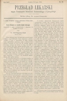 Przegląd Lekarski : organ Towarzystw lekarskich Krakowskiego i Galicyjskiego. 1905, nr 29