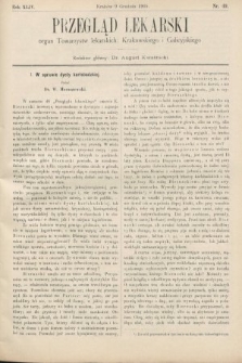 Przegląd Lekarski : organ Towarzystw lekarskich Krakowskiego i Galicyjskiego. 1905, nr 49