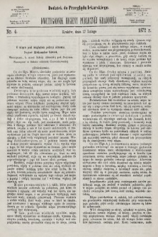Dwutygodnik Higieny Publicznej Krajowej : dodatek do „Przeglądu lekarskiego”. 1872, nr 4