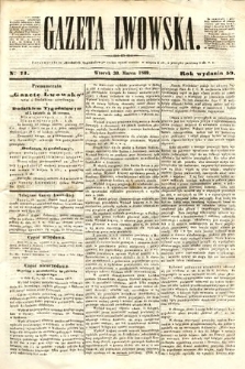 Gazeta Lwowska. 1869, nr 71