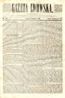 Gazeta Lwowska. 1869, nr 75