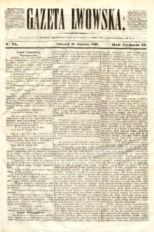 Gazeta Lwowska. 1869, nr 85