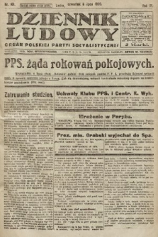 Dziennik Ludowy : organ Polskiej Partyi Socyalistycznej. 1920, nr 161