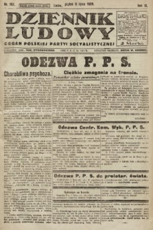Dziennik Ludowy : organ Polskiej Partyi Socyalistycznej. 1920, nr 162