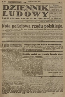 Dziennik Ludowy : organ Polskiej Partyi Socyalistycznej. 1920, nr 163