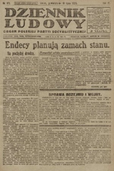 Dziennik Ludowy : organ Polskiej Partyi Socyalistycznej. 1920, nr 171
