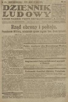 Dziennik Ludowy : organ Polskiej Partyi Socyalistycznej. 1920, nr 175