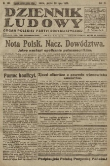 Dziennik Ludowy : organ Polskiej Partyi Socyalistycznej. 1920, nr 182