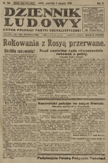 Dziennik Ludowy : organ Polskiej Partyi Socyalistycznej. 1920, nr 188