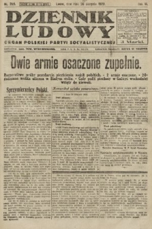 Dziennik Ludowy : organ Polskiej Partyi Socyalistycznej. 1920, nr 209