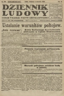 Dziennik Ludowy : organ Polskiej Partyi Socyalistycznej. 1920, nr 219
