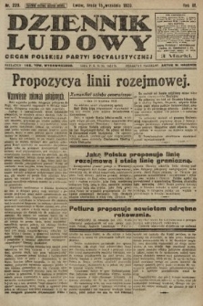Dziennik Ludowy : organ Polskiej Partyi Socyalistycznej. 1920, nr 229