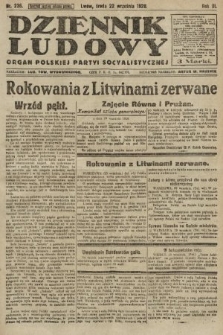 Dziennik Ludowy : organ Polskiej Partyi Socyalistycznej. 1920, nr 236