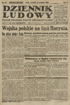 Dziennik Ludowy : organ Polskiej Partyi Socyalistycznej. 1920, nr 237