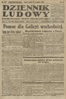 Dziennik Ludowy : organ Polskiej Partyi Socyalistycznej. 1920, nr 238