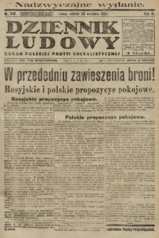 Dziennik Ludowy : organ Polskiej Partyi Socyalistycznej. 1920, nr 242