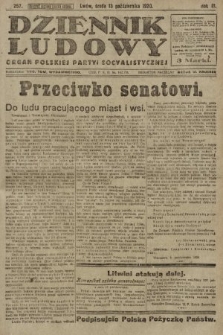 Dziennik Ludowy : organ Polskiej Partyi Socyalistycznej. 1920, nr 257