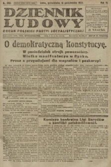 Dziennik Ludowy : organ Polskiej Partyi Socyalistycznej. 1920, nr 262
