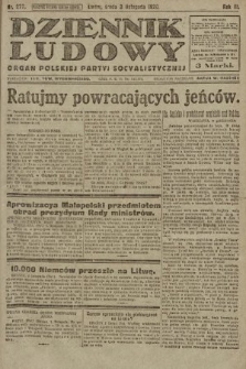 Dziennik Ludowy : organ Polskiej Partyi Socyalistycznej. 1920, nr 277