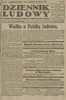 Dziennik Ludowy : organ Polskiej Partyi Socyalistycznej. 1920, nr 282