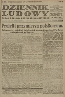 Dziennik Ludowy : organ Polskiej Partyi Socyalistycznej. 1920, nr 283