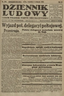 Dziennik Ludowy : organ Polskiej Partyi Socyalistycznej. 1920, nr 284