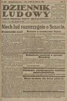 Dziennik Ludowy : organ Polskiej Partyi Socyalistycznej. 1920, nr 285