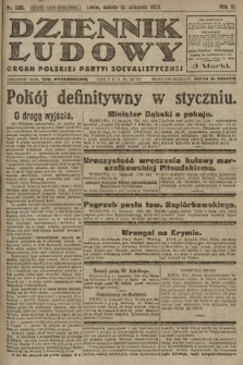 Dziennik Ludowy : organ Polskiej Partyi Socyalistycznej. 1920, nr 286