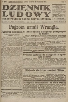 Dziennik Ludowy : organ Polskiej Partyi Socyalistycznej. 1920, nr 290