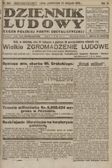 Dziennik Ludowy : organ Polskiej Partyi Socyalistycznej. 1920, nr 294