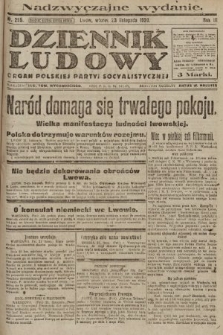 Dziennik Ludowy : organ Polskiej Partyi Socyalistycznej. 1920, nr 295
