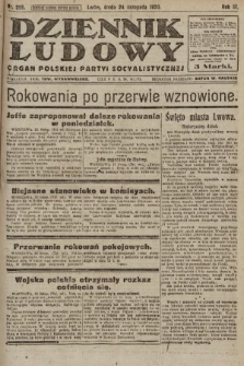 Dziennik Ludowy : organ Polskiej Partyi Socyalistycznej. 1920, nr 296