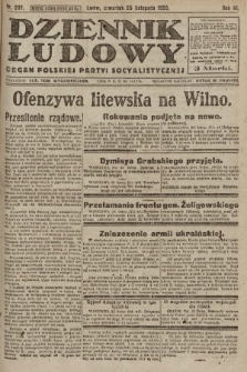 Dziennik Ludowy : organ Polskiej Partyi Socyalistycznej. 1920, nr 297