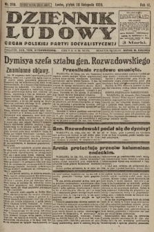 Dziennik Ludowy : organ Polskiej Partyi Socyalistycznej. 1920, nr 298