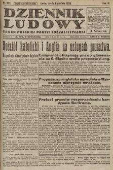 Dziennik Ludowy : organ Polskiej Partyi Socyalistycznej. 1920, nr 301