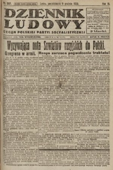 Dziennik Ludowy : organ Polskiej Partyi Socyalistycznej. 1920, nr 307